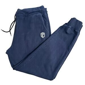 Born Primitive Jogger Cotton Terry Athleisure CrossFit Lounge Blue Unisex Large